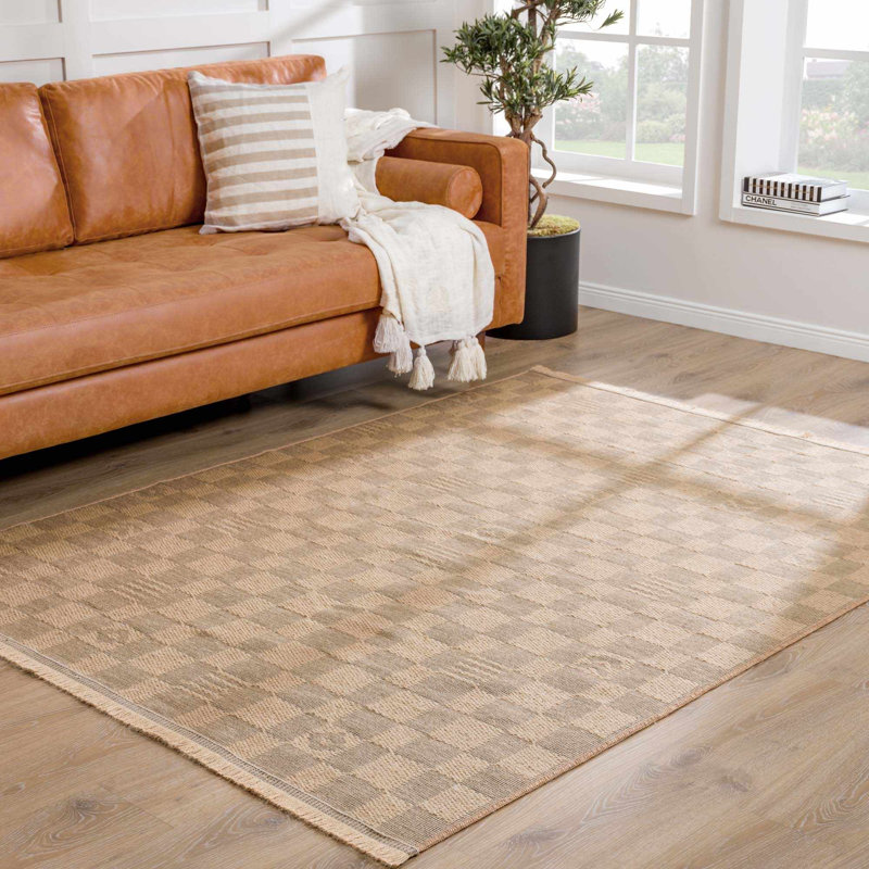 Tapis rectangulaire Jozalynn, Rectangle 5 pi 2 po x 7 pi