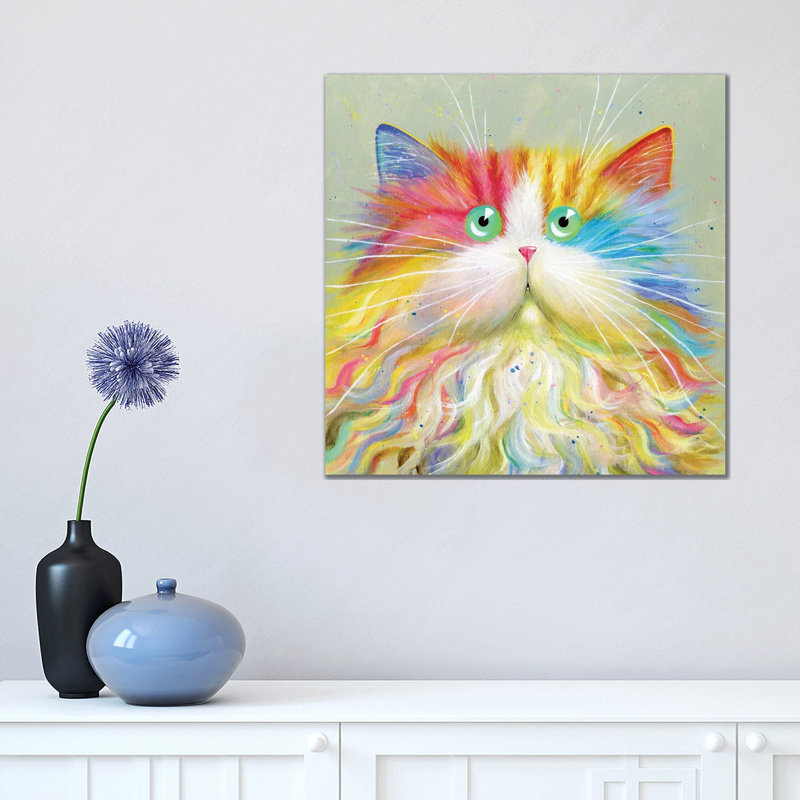 Mousta Chou by Kim Haskins - Print on Canvas, Wrapped Canvas, 93.98 cm H x 93.98 cm W x 3.175 cm D
