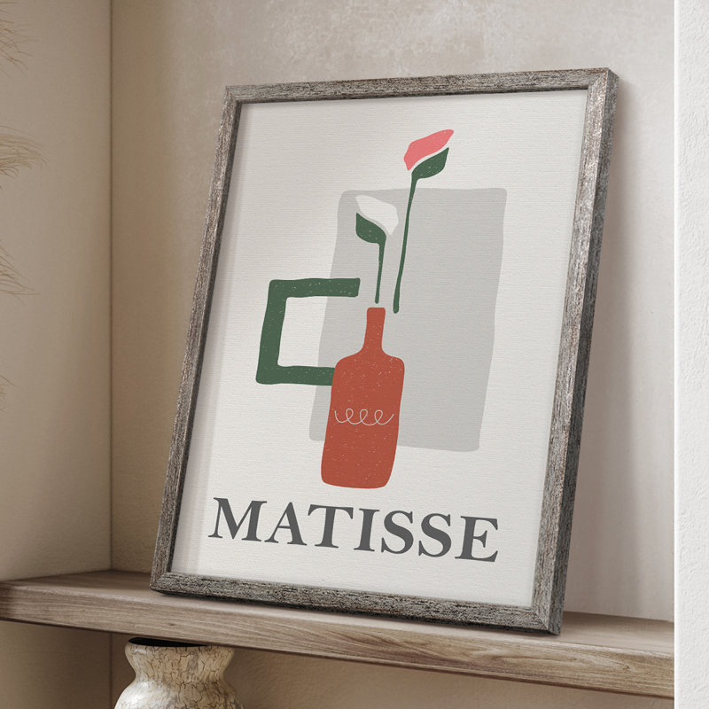 Matisse CCLXX Framed Print Framed Print - Solid Wood, 11" H x 9" W