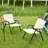 Steel Frame Folding Outdoor Camping Chair Set of 2