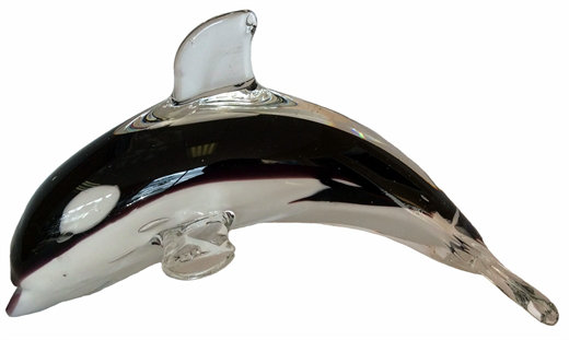 Figurine dauphin en verre Blayze