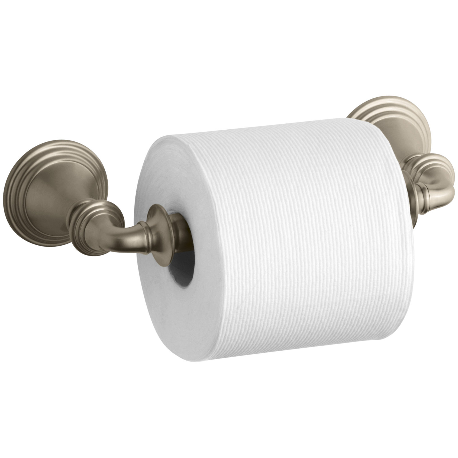 Devonshire Toilet Tissue Holder, Vibrant Brushed Bronze