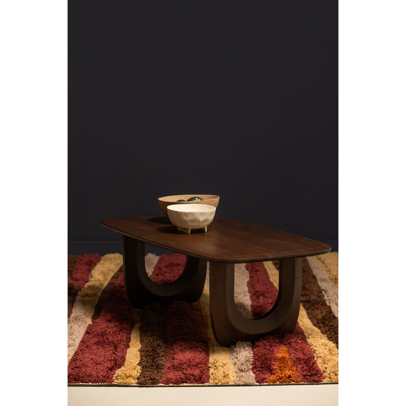 Frequent Solid Wood Sled Coffee Table