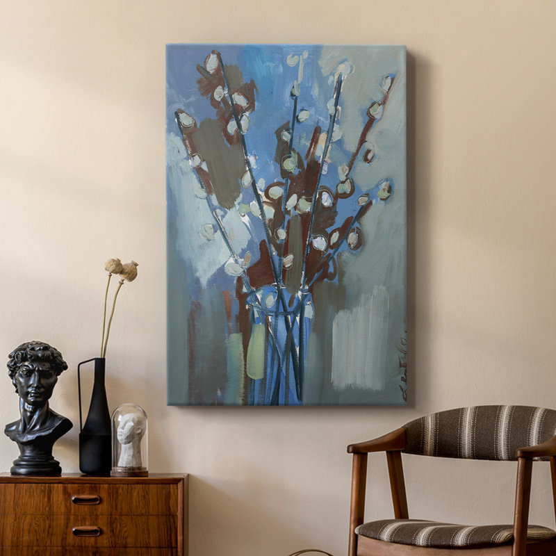 Saule d'hiver I - galerie sur mesure, H 12 po x l 8 po