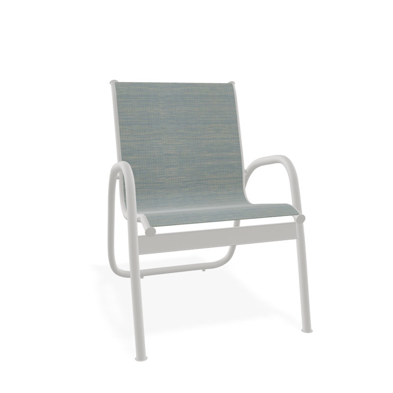Fauteuil de patio Gardenella, Neige texturée, Baja