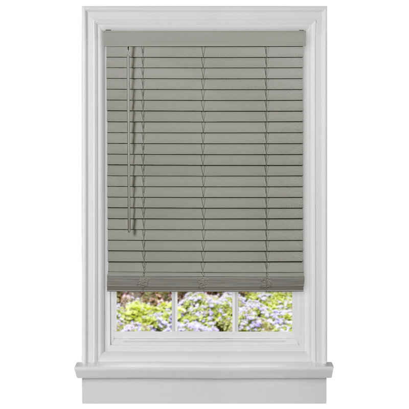 Store de fenêtre sans cordon Ponca, Blanc, L 48 po x L 64 po