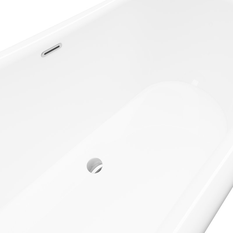 Wrought Studio™ Masterson 16.5'' White Ceramic Rectangular Bathroom Sink with Overflow