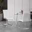 Chaise d'appoint en similicuir