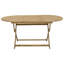 6 - Person Wood Patio Dining Set with Round Table