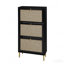 Range-chaussures 3 portes en rotin, moderne - standard