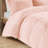 Twin/Twin Xl Shaggy Fur Comforter - Blush Magnificent Interior