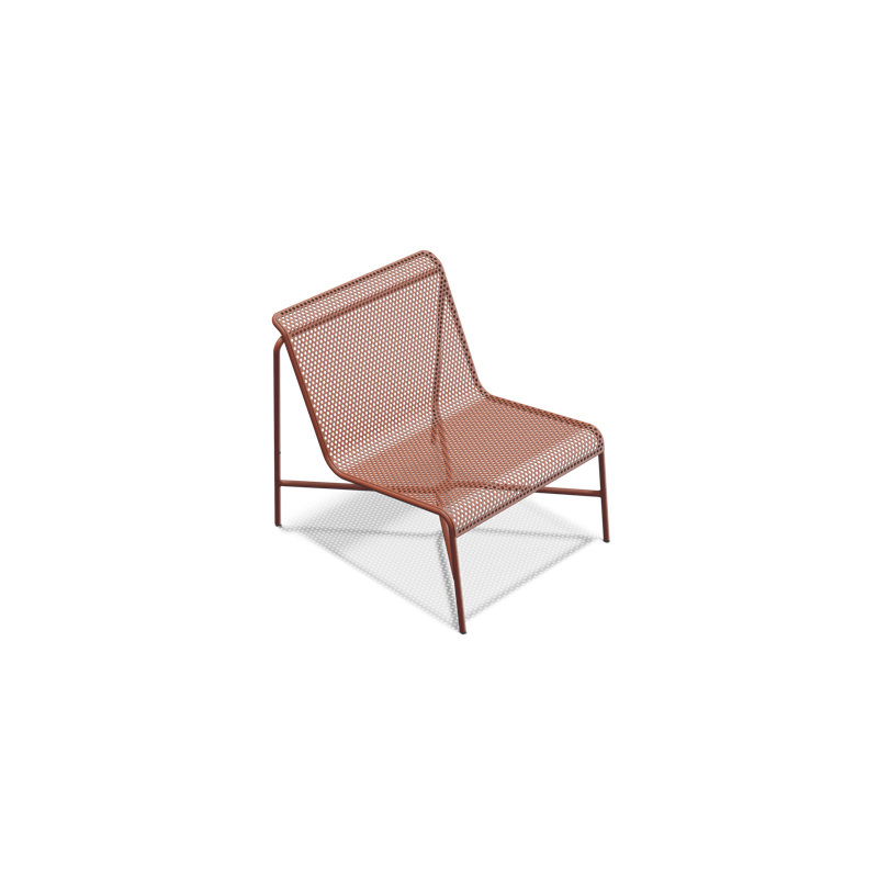 Perf Lounge Chair, Rust