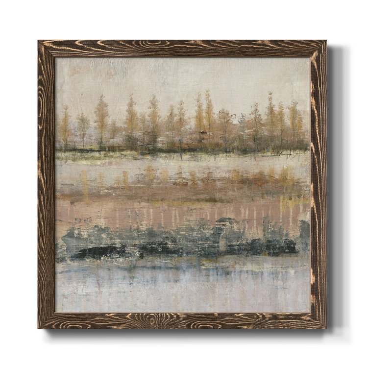 «What Lies Beneath II», reproduction encadrée de qualité supérieure - prête à être accrochée, Papier avec cadre noyer