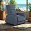 Fauteuil inclinable en cuir Venus Zero Gravity-50481522-50481170