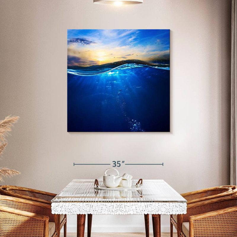 Aletra Sunlight Under The Sea, 39" H x 39" W