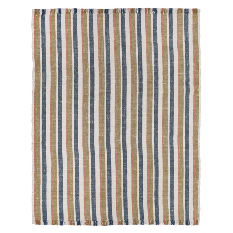 Sunny Rug Flatweave Wool Indoor Rug, Rectangle 7'6" x 9'6"