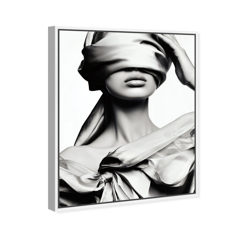 Blinded Grace II Print by Oliver Gal, 37"H x 46"W, White Floater Frame