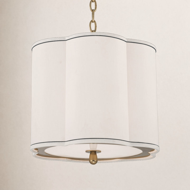 Sweeny 3 - Light Chandelier, Aged Brass
