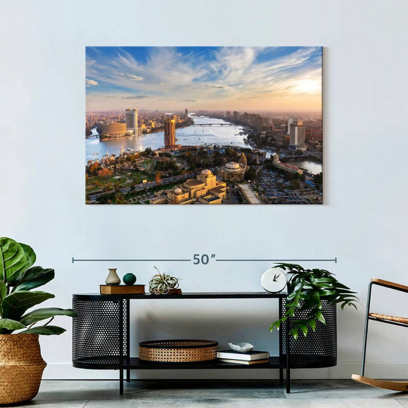 Harpa Scenic Downtown Cairo, 30" H x 45" W