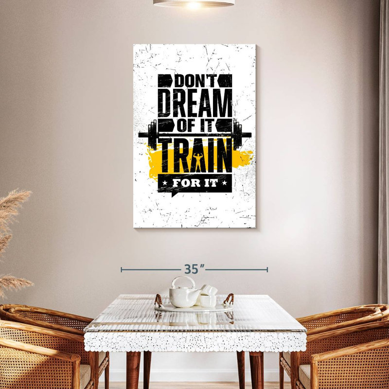 Kema Gym Motivational, 45" H x 30" W