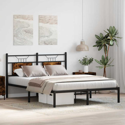 Bed Frame Without Mattress Engineered Wood