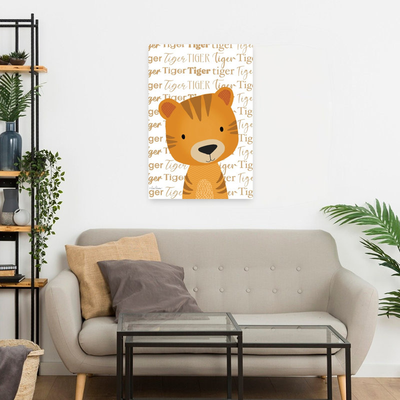 Baby Tiger 1 Piece Wrapped Canvas Wall Art, 60.96cm H x 40.64cm W