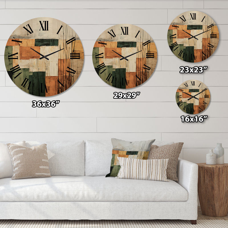 Horloge murale cubique Cubism, Grand