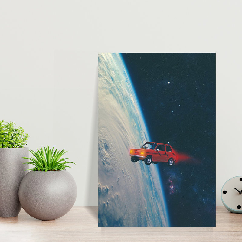 Contemporary Art Surreal Abstract Contemporary Landscape Nature Wall Art by Daniel Donocik - Wrapped Canvas Print