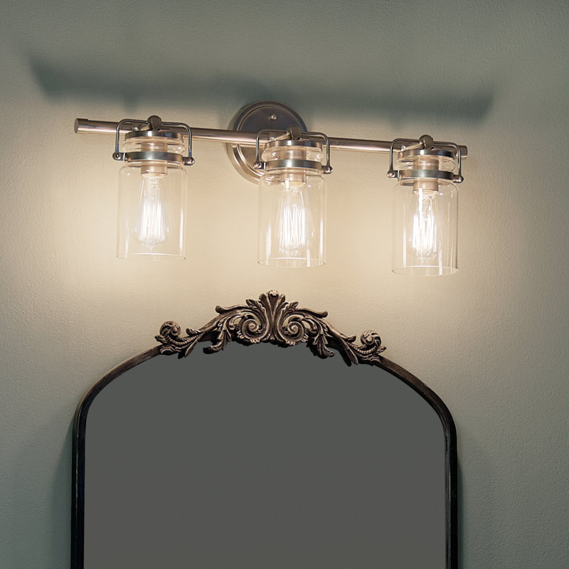 Winder 3 - Light Dimmable Vanity Light, Brushed Nickel
