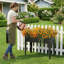 Boîte de jardinage surélevée en métal surélevée avec pieds de support stables et trous de drainage pour la cour-213746031-213746028