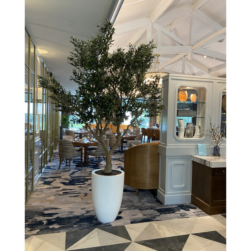 98" Artificial Olive Tree in Pot