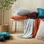 Velvet and Faux Fur 55x55cm Cushion with inner-118849953-118849951