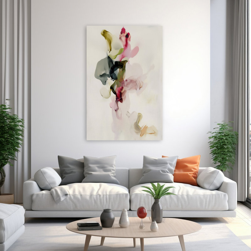 «Transient Garden I», peinture à l'huile sur toile, H 60 po x l 40 po
