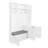 Juilo Hall Tree 59'' Wide with Bench and Shoe Storage-507451784
