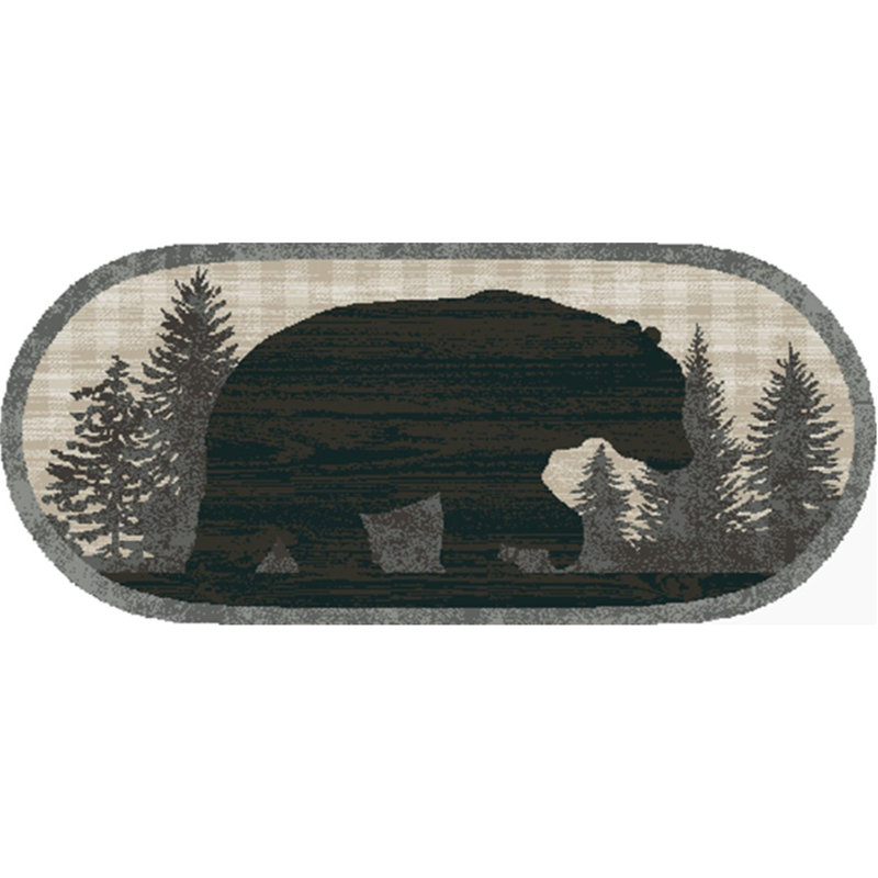 Rankins Performance Washable Animal Print Indoor Rug