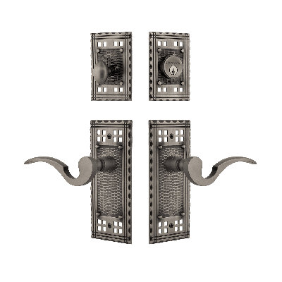 Nostalgic Warehouse Craftsman Entry Set with Manor Lever