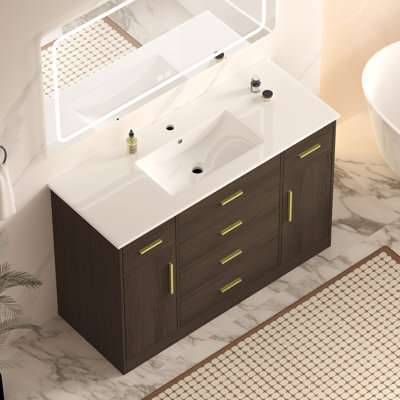 48" Bathroom Vanity With Abundant Storage