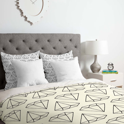 Wesley Bird Polyester Geometric Shapes Duvet Cover