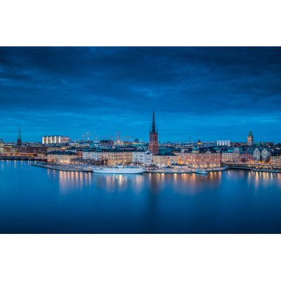 Stockholm Skyline - Photographie sur toile tendue