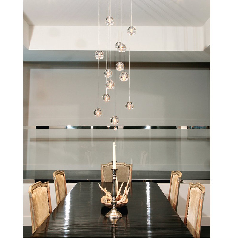 Gracie 1 - Light Pendant, Clear Satin Nickel