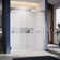 60'' - W x 76'' H Double Sliding Door Framed Shower Door with Enduro Shield