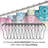 Addison Geometric Shower Curtain with Hooks Included
