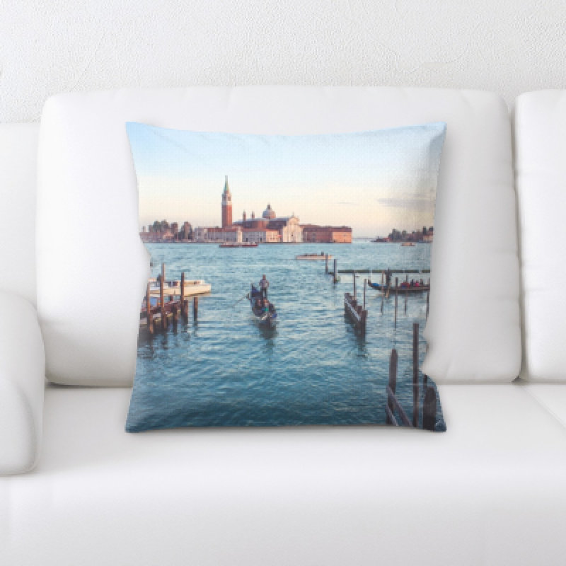 Tamera Microsuede Throw Pillow