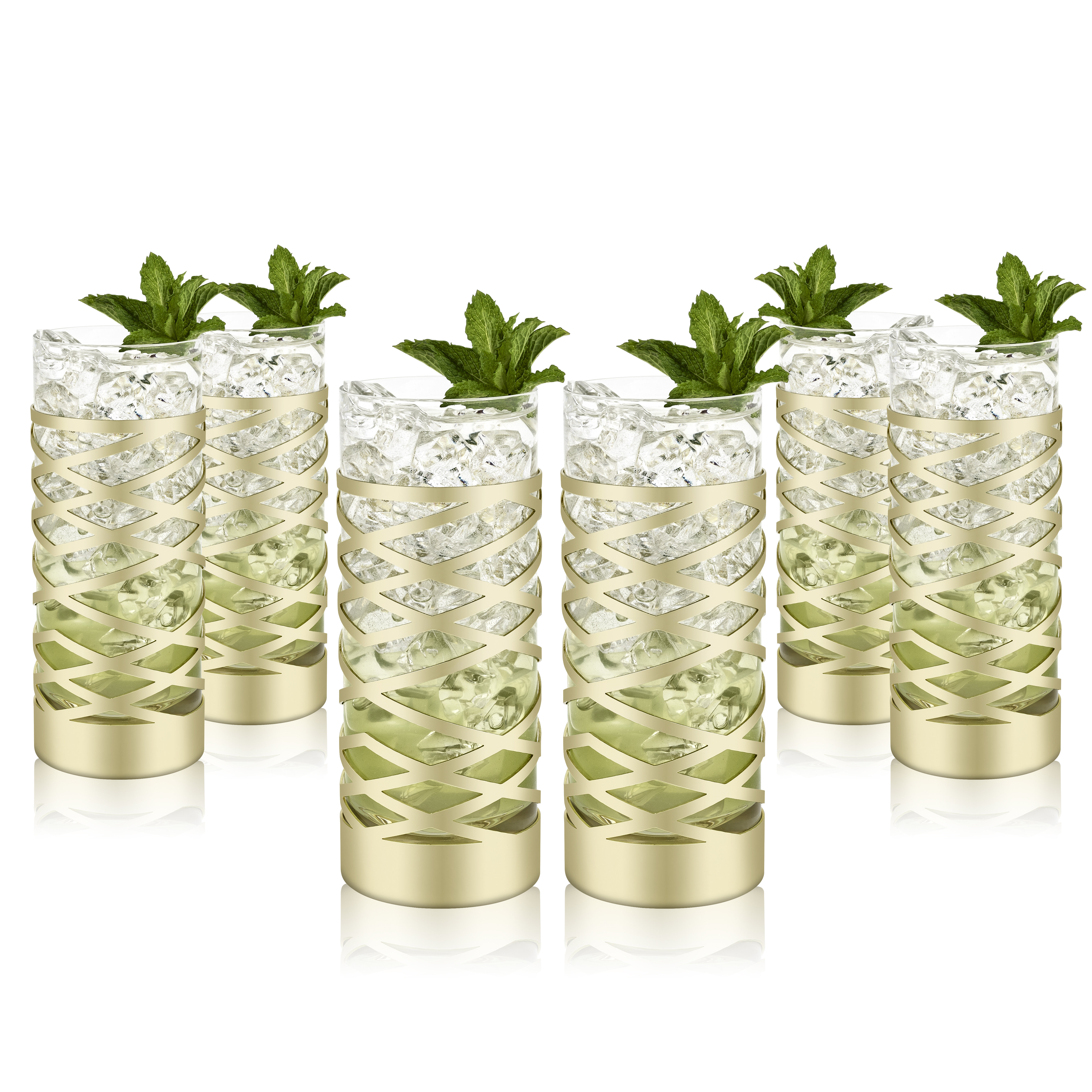 Viski Highland Highball Tumblers Set of 4