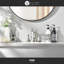 Prime Collection 2 Handle Centerset Lavatory Bathroom Sink Faucet with Drain Assembly - Brushed Nickel-42490349