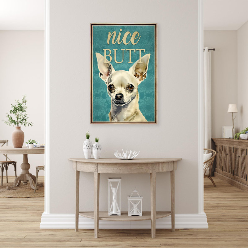 Impression sur toile Chihuahua, H 36 po x l 24 po x P 1,25 po