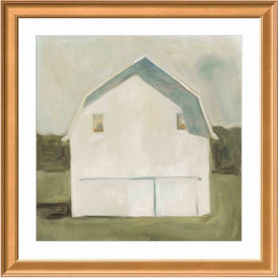 «Serene Barn VI» par Emma Scarvey - peinture encadrée