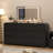  Wooden 9-Drawer Dresser For Bedroom, 63"W Dressers & Chest Of Drawers With Curved Profile Design, Black-7062962