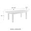 Carson 80" Extendable Dining Table