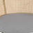 Daishun Modern Wicker Bar Stool with Fabric Seat and Powder Coated Steel Frame-376876233